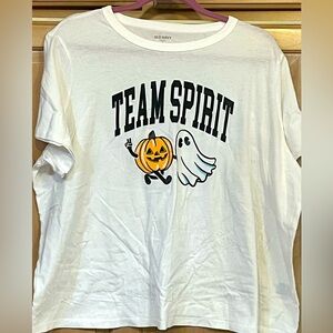🎃👻 OLD NAVY 👻🎃WHITE HALLOWEEN T-SHIRT, SIZE XXL NWOT